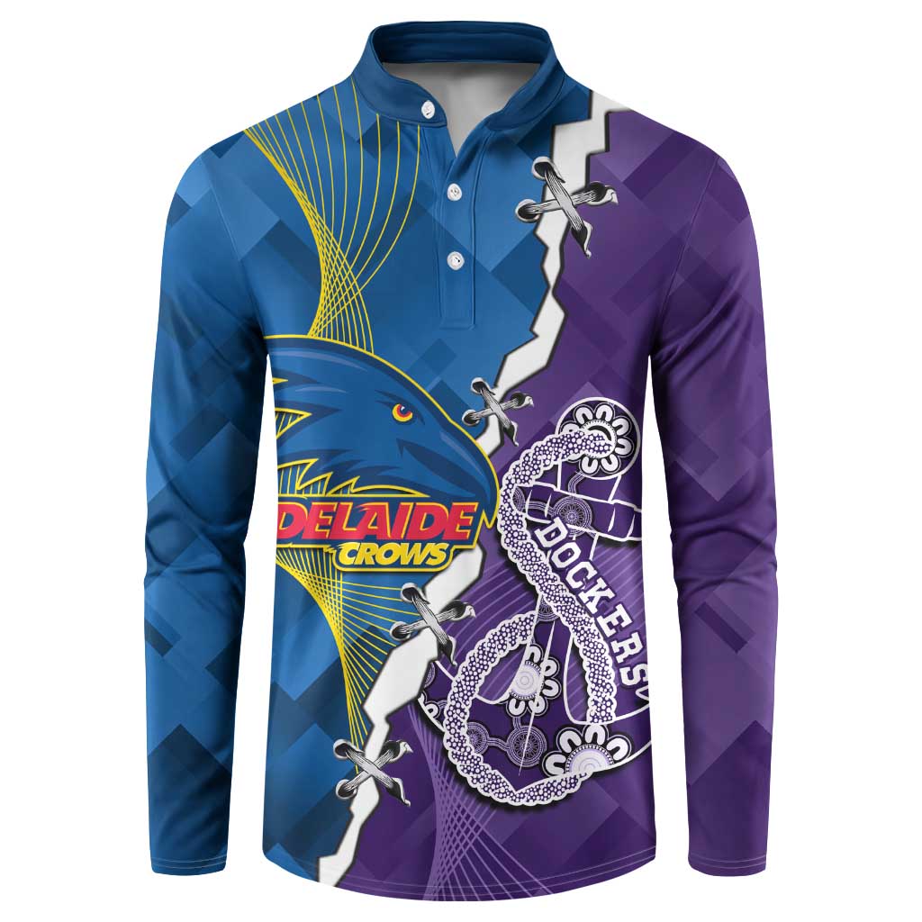Personalised Crows and Dockers Button Sweatshirt Dynamic Sporty Version