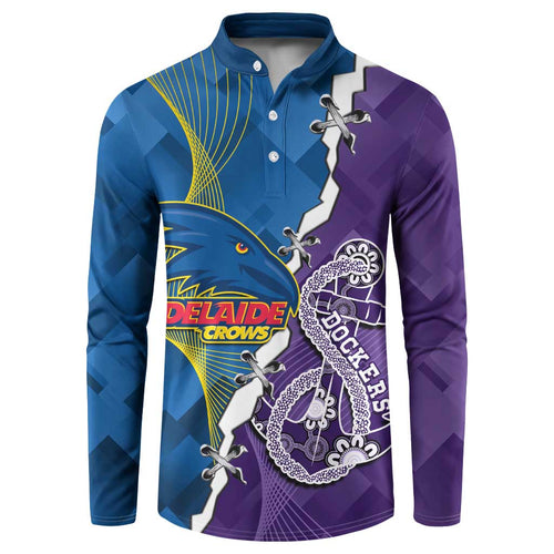 Personalised Crows and Dockers Button Sweatshirt Dynamic Sporty Version