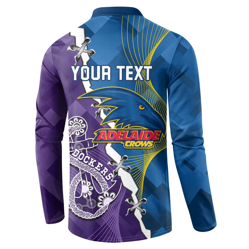 Personalised Crows and Dockers Button Sweatshirt Dynamic Sporty Version