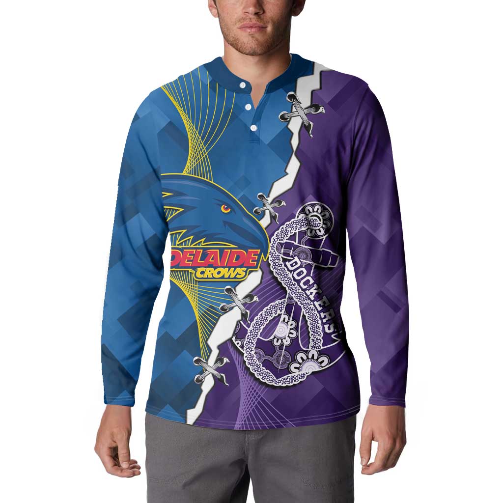 Personalised Crows and Dockers Button Sweatshirt Dynamic Sporty Version