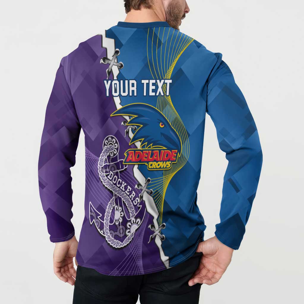 Personalised Crows and Dockers Button Sweatshirt Dynamic Sporty Version