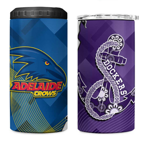 Crows and Dockers 4 in 1 Can Cooler Tumbler Dynamic Sporty Version