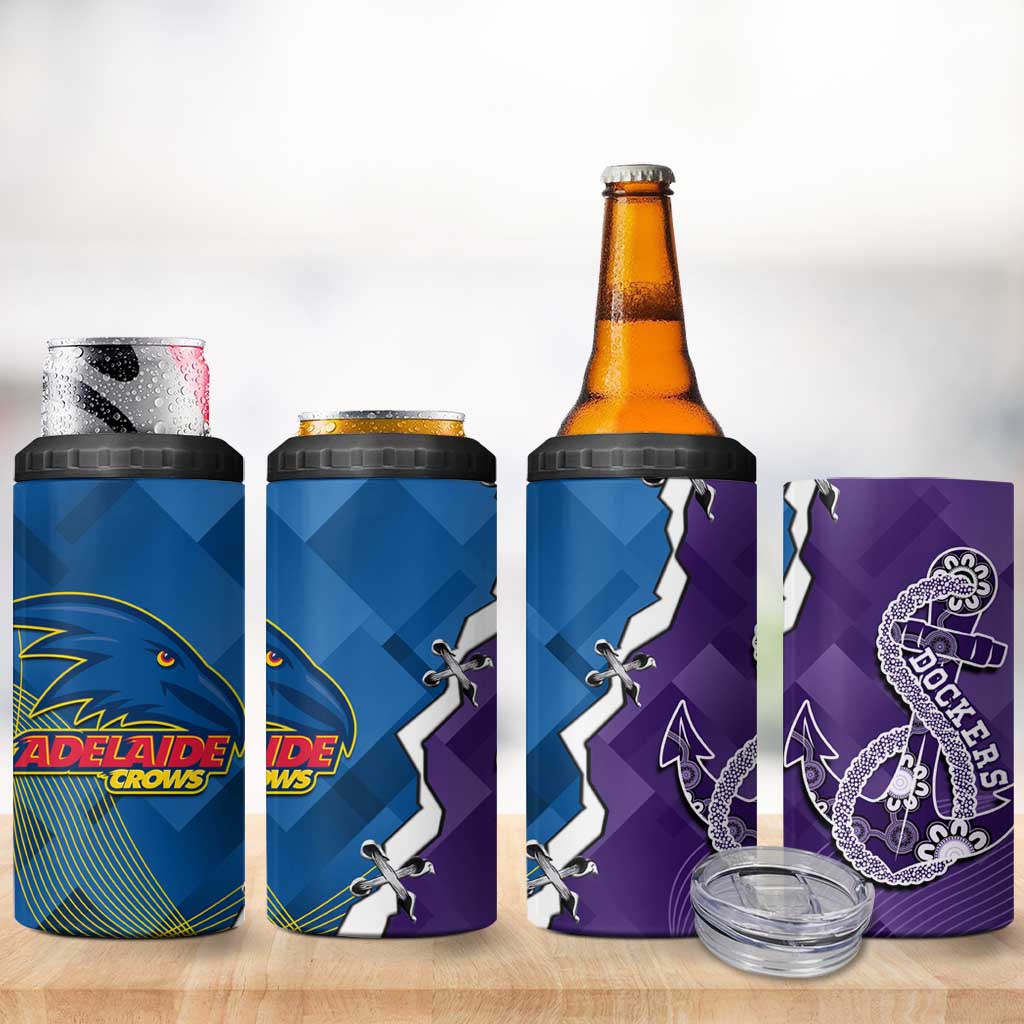 Crows and Dockers 4 in 1 Can Cooler Tumbler Dynamic Sporty Version