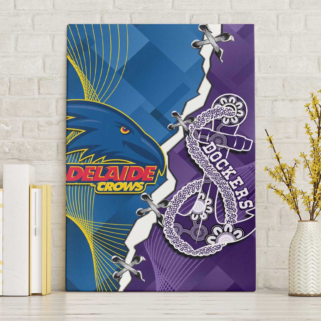 Crows and Dockers Canvas Wall Art Dynamic Sporty Version