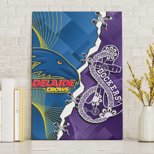 Crows and Dockers Canvas Wall Art Dynamic Sporty Version