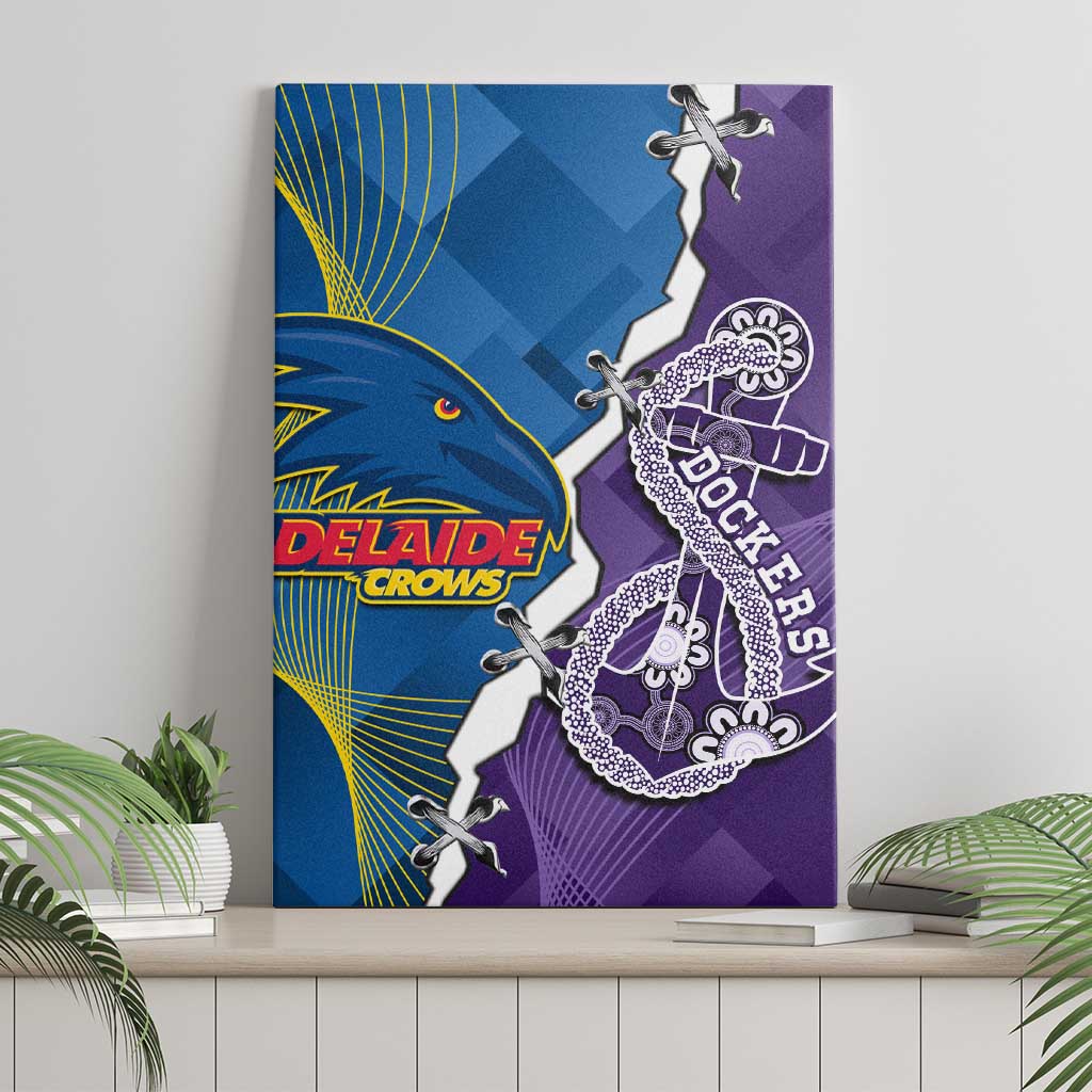 Crows and Dockers Canvas Wall Art Dynamic Sporty Version