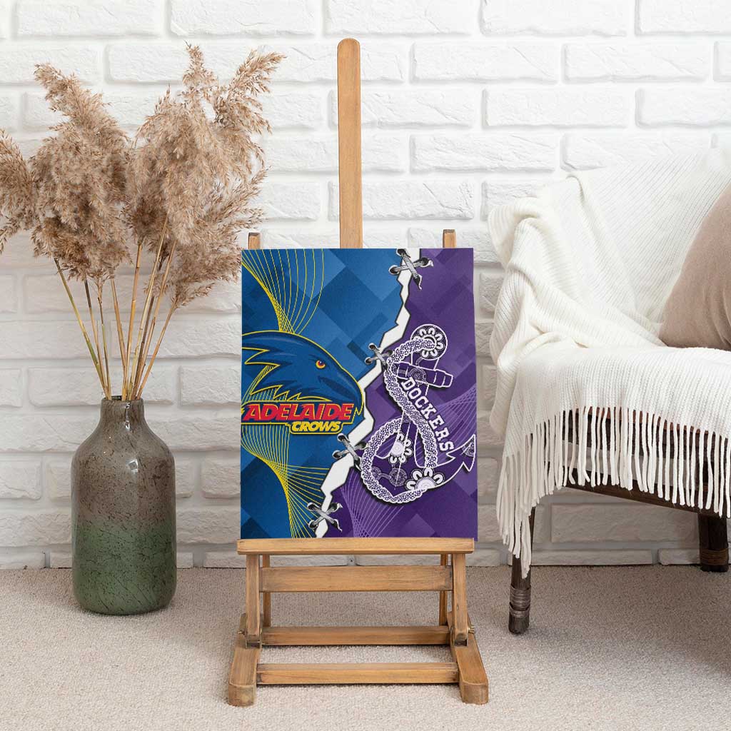 Crows and Dockers Canvas Wall Art Dynamic Sporty Version