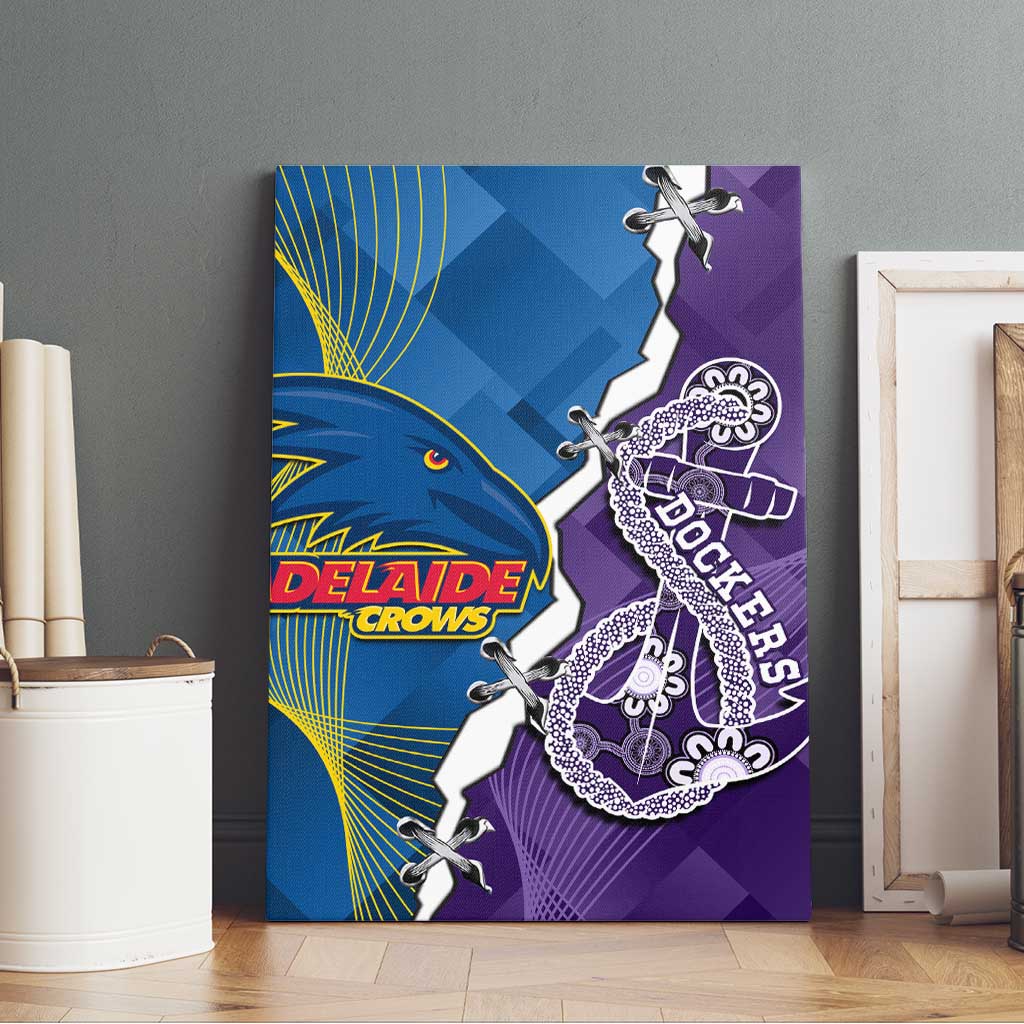 Crows and Dockers Canvas Wall Art Dynamic Sporty Version