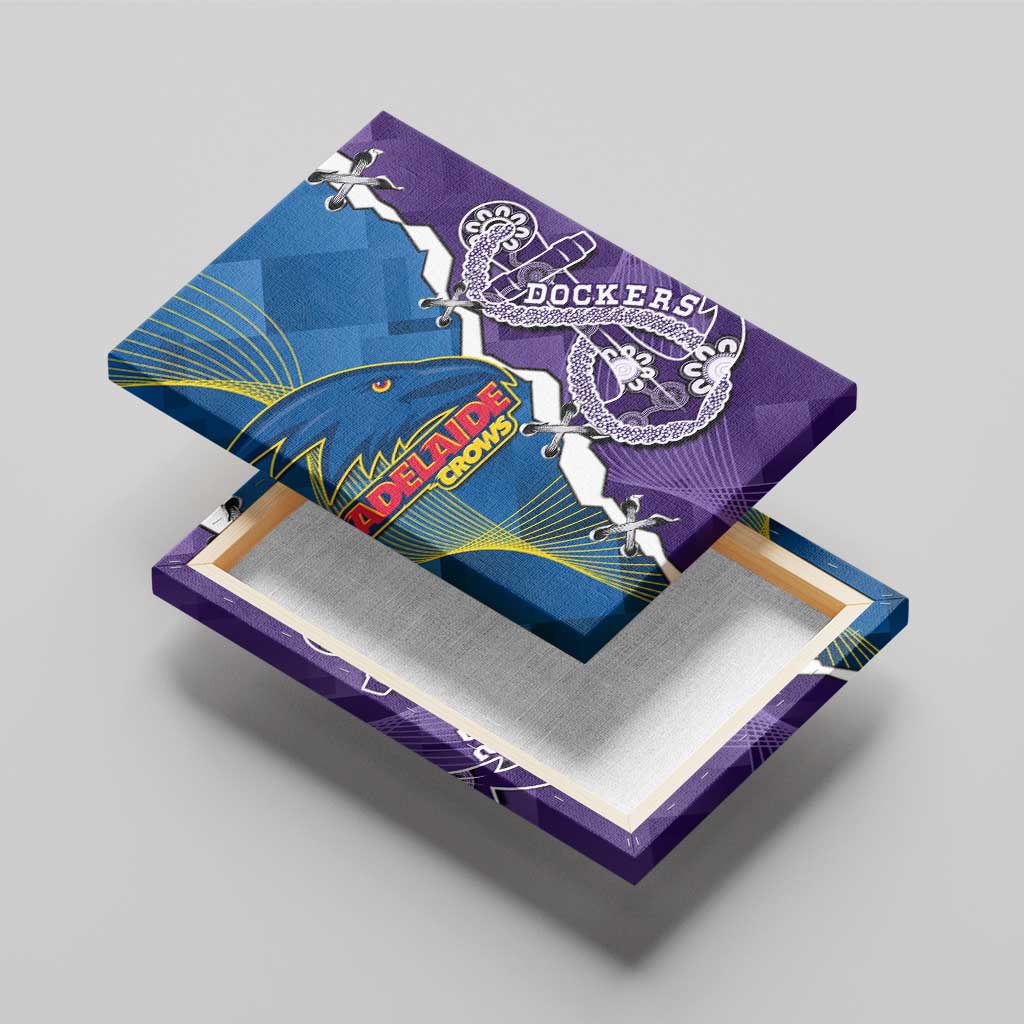 Crows and Dockers Canvas Wall Art Dynamic Sporty Version
