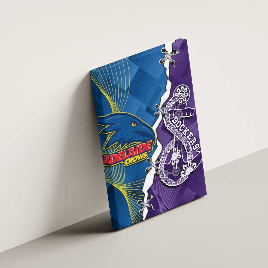 Crows and Dockers Canvas Wall Art Dynamic Sporty Version