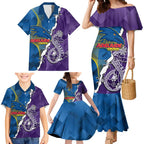 Personalised Crows and Dockers Family Matching Mermaid Dress and Hawaiian Shirt Dynamic Sporty Version