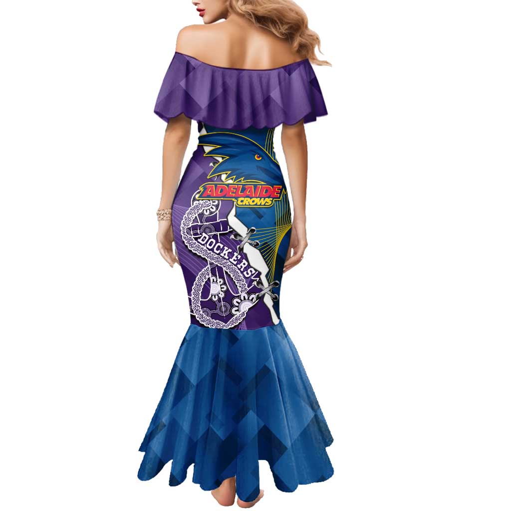 Personalised Crows and Dockers Family Matching Mermaid Dress and Hawaiian Shirt Dynamic Sporty Version