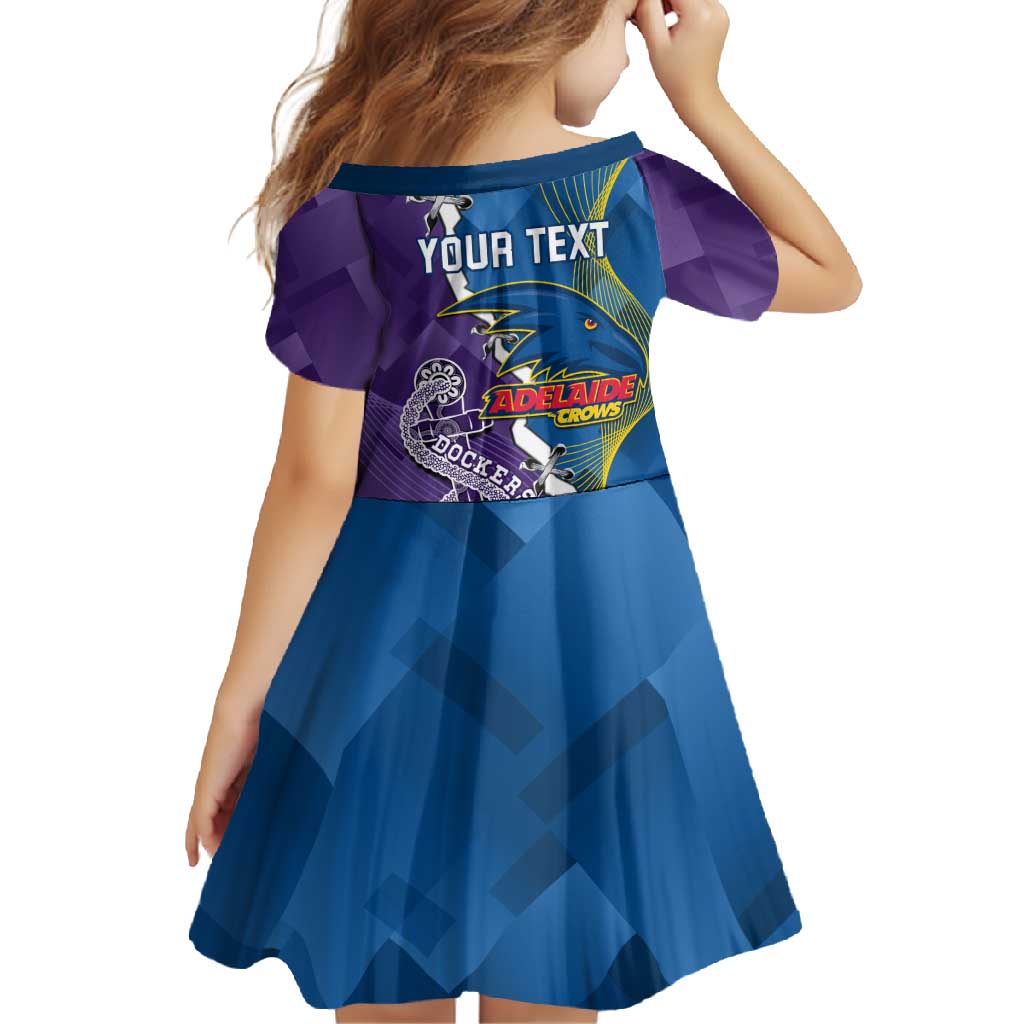 Personalised Crows and Dockers Family Matching Off Shoulder Maxi Dress and Hawaiian Shirt Dynamic Sporty Version