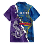Personalised Crows and Dockers Family Matching Short Sleeve Bodycon Dress and Hawaiian Shirt Dynamic Sporty Version