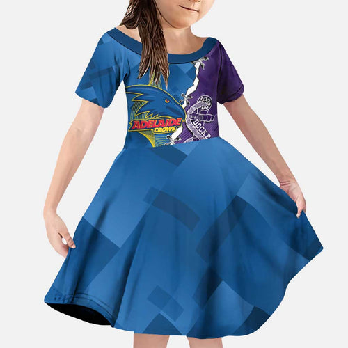 Personalised Crows and Dockers Family Matching Summer Maxi Dress and Hawaiian Shirt Dynamic Sporty Version