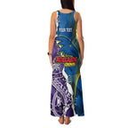 Personalised Crows and Dockers Family Matching Tank Maxi Dress and Hawaiian Shirt Dynamic Sporty Version