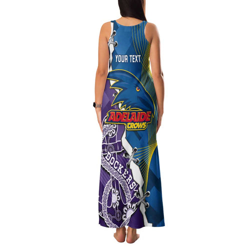 Personalised Crows and Dockers Family Matching Tank Maxi Dress and Hawaiian Shirt Dynamic Sporty Version