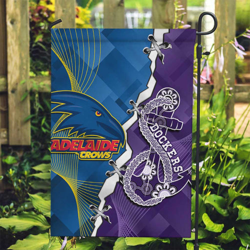 Crows and Dockers Garden Flag Dynamic Sporty Version