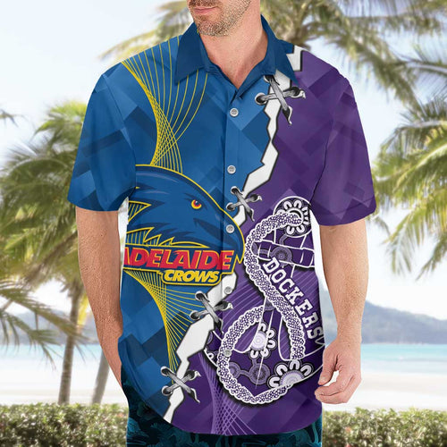 Personalised Crows and Dockers Hawaiian Shirt Dynamic Sporty Version