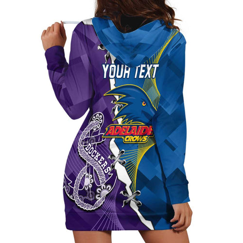 Personalised Crows and Dockers Hoodie Dress Dynamic Sporty Version