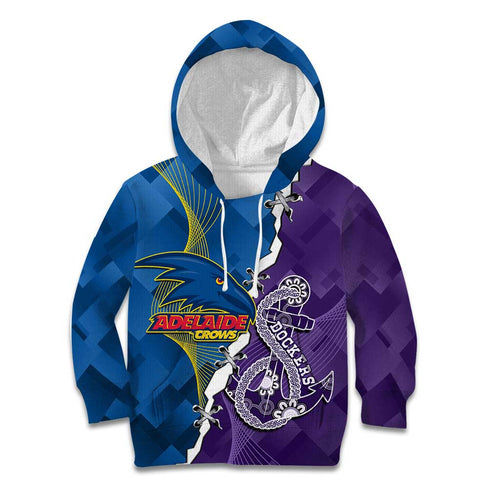Personalised Crows and Dockers Kid Hoodie Dynamic Sporty Version