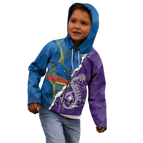 Personalised Crows and Dockers Kid Hoodie Dynamic Sporty Version