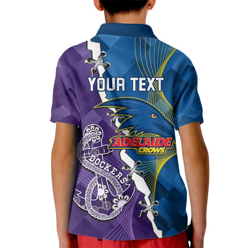 Personalised Crows and Dockers Kid Polo Shirt Dynamic Sporty Version
