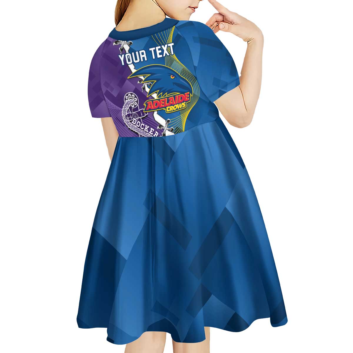 Personalised Crows and Dockers Kid Short Sleeve Dress Dynamic Sporty Version