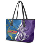 Crows and Dockers Leather Tote Bag Dynamic Sporty Version