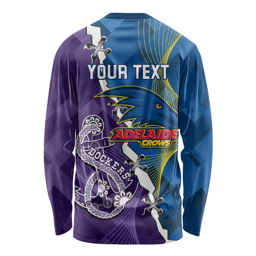 Personalised Crows and Dockers Long Sleeve Shirt Dynamic Sporty Version