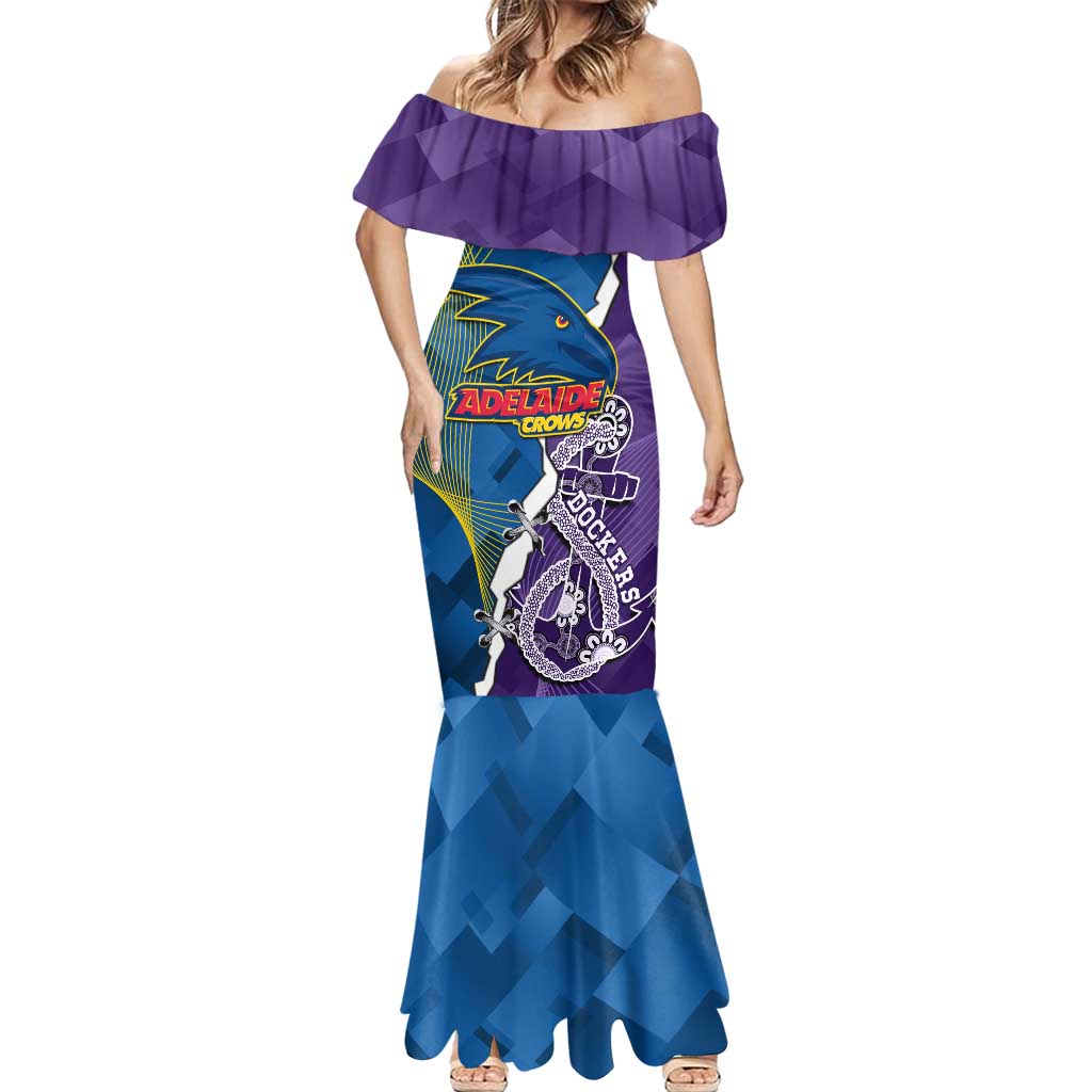 Personalised Crows and Dockers Mermaid Dress Dynamic Sporty Version
