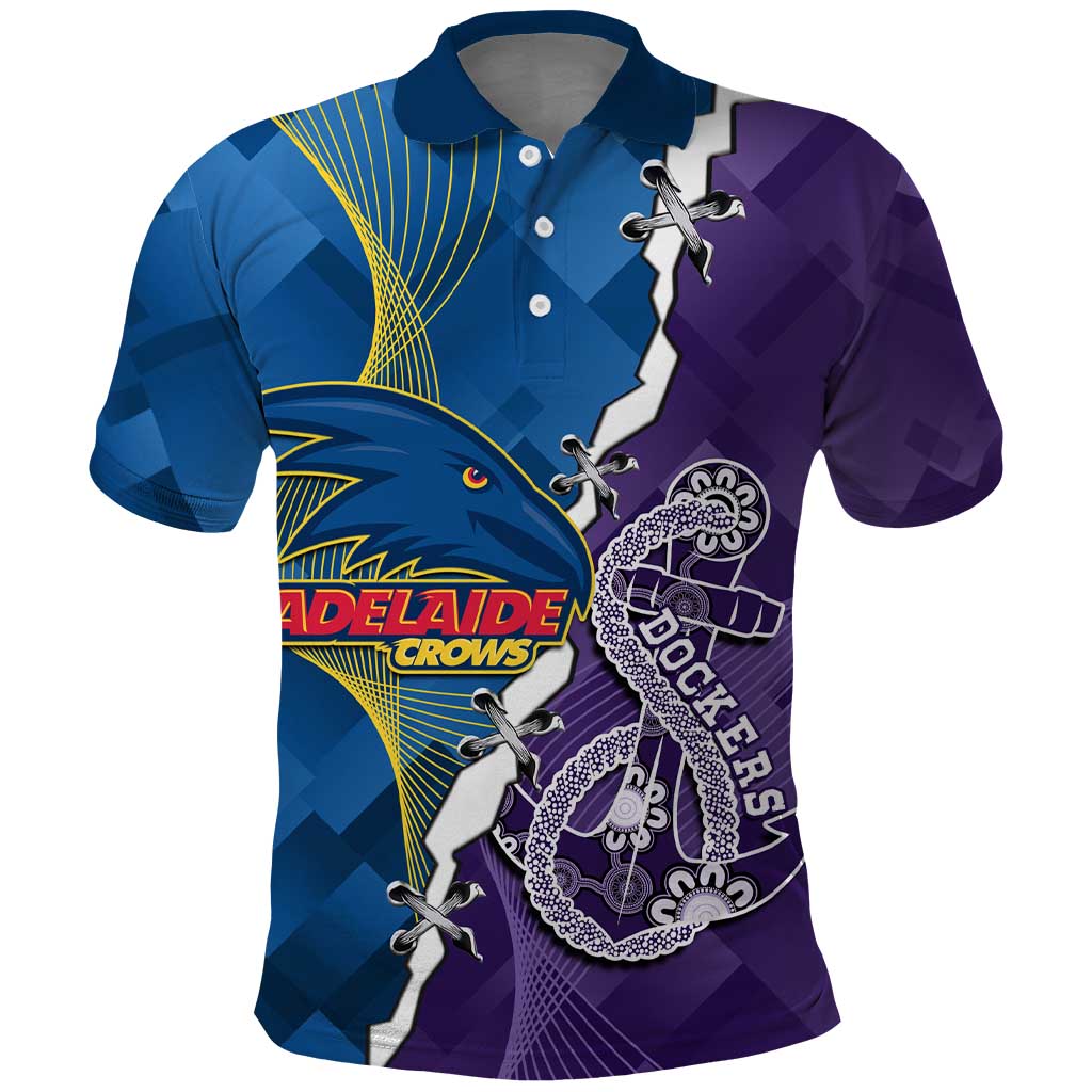 Personalised Crows and Dockers Polo Shirt Dynamic Sporty Version