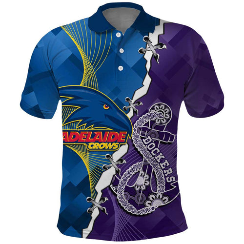 Personalised Crows and Dockers Polo Shirt Dynamic Sporty Version