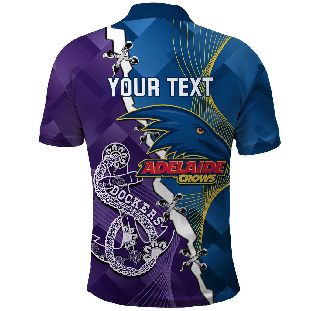 Personalised Crows and Dockers Polo Shirt Dynamic Sporty Version