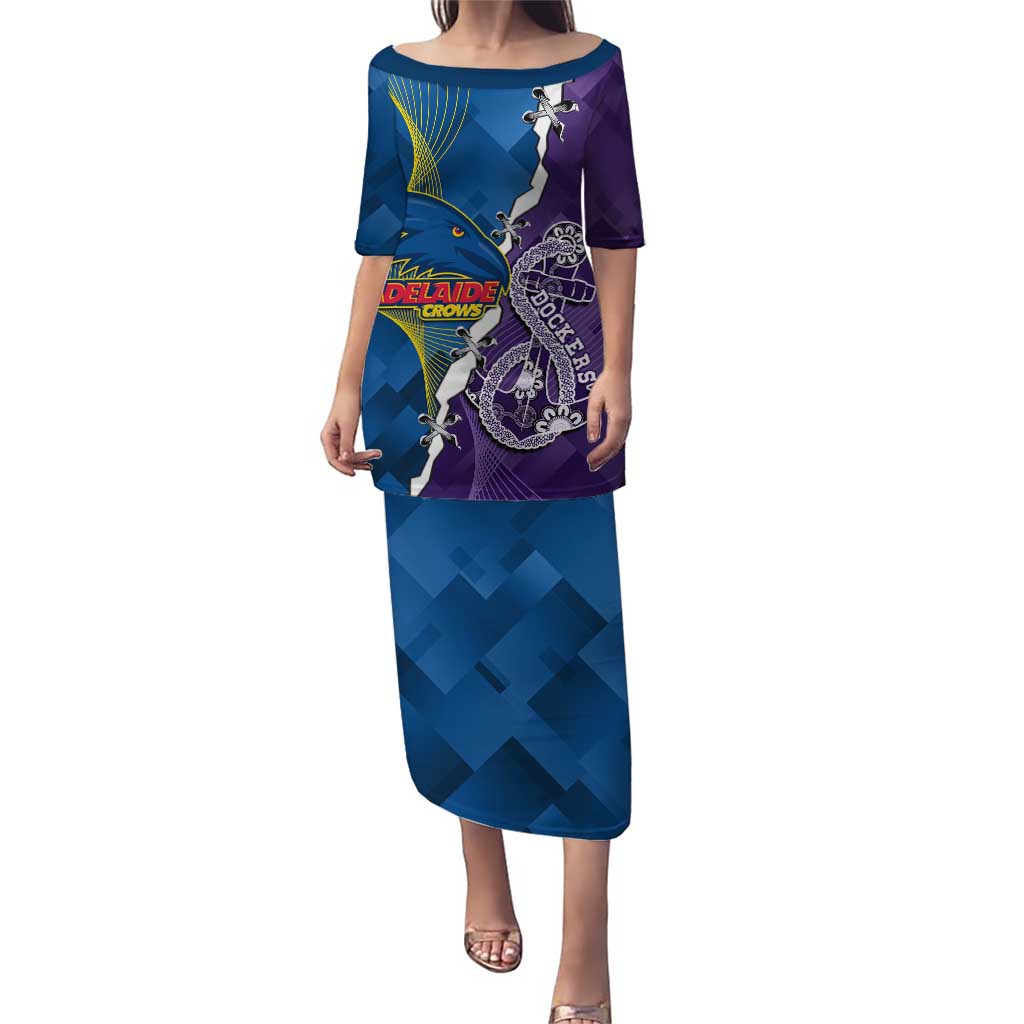 Personalised Crows and Dockers Puletasi Dynamic Sporty Version
