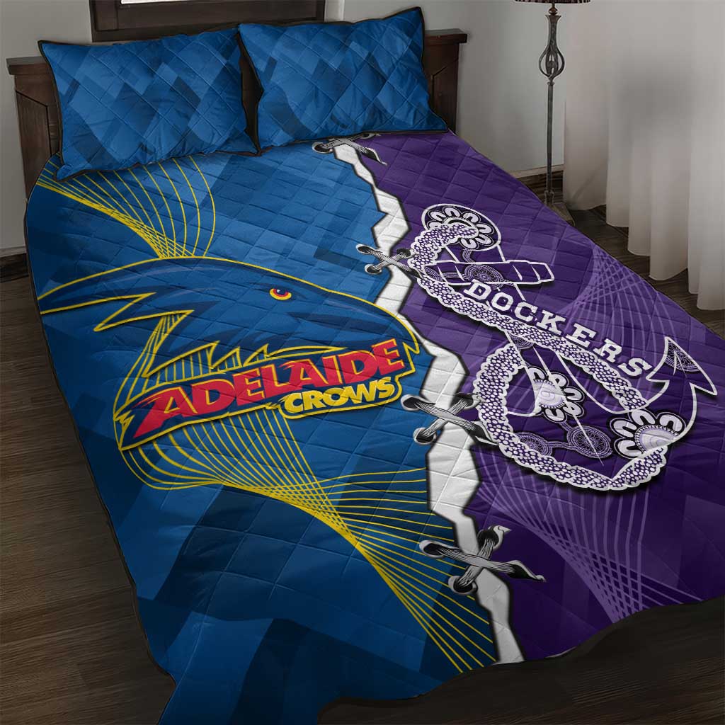Crows and Dockers Quilt Bed Set Dynamic Sporty Version