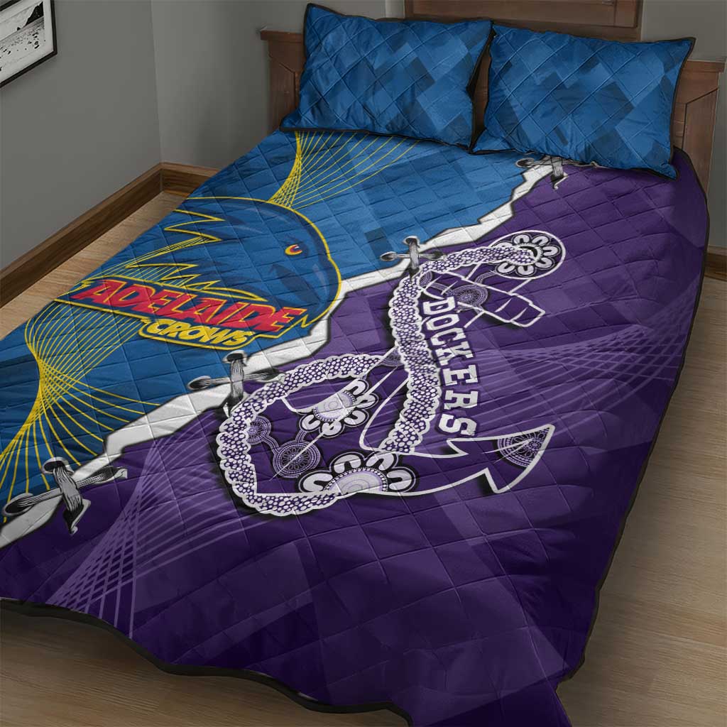 Crows and Dockers Quilt Bed Set Dynamic Sporty Version