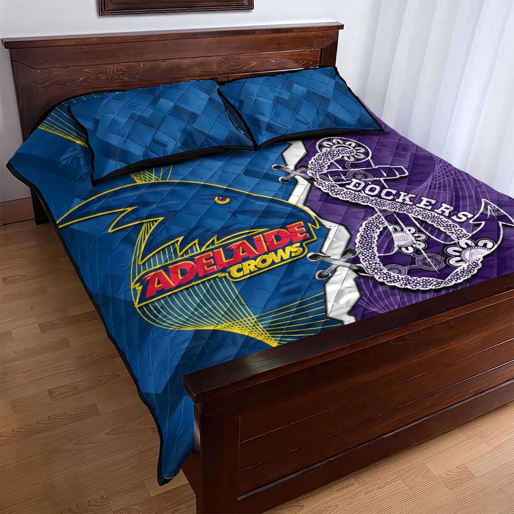 Crows and Dockers Quilt Bed Set Dynamic Sporty Version