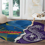 Crows and Dockers Round Carpet Dynamic Sporty Version