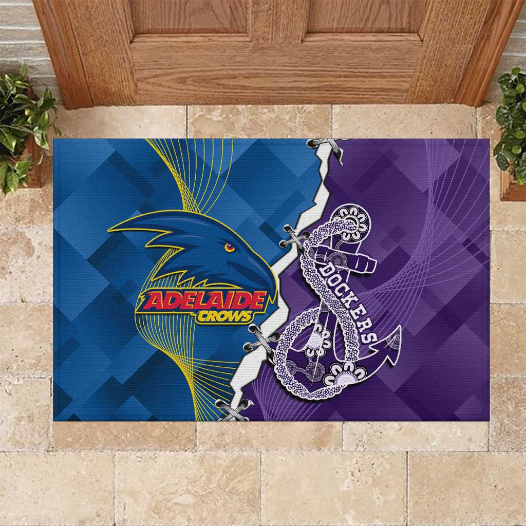 Crows and Dockers Rubber Doormat Dynamic Sporty Version