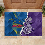 Crows and Dockers Rubber Doormat Dynamic Sporty Version