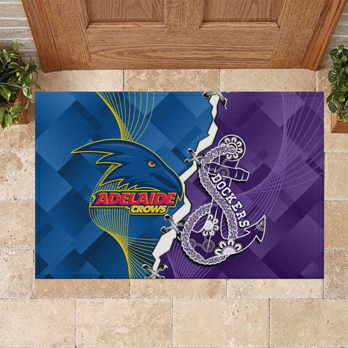 Crows and Dockers Rubber Doormat Dynamic Sporty Version