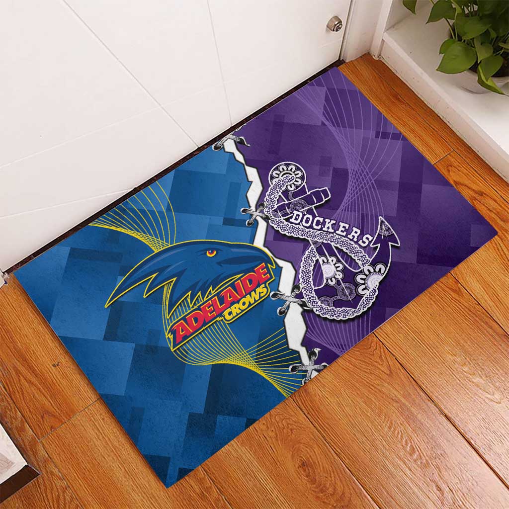Crows and Dockers Rubber Doormat Dynamic Sporty Version