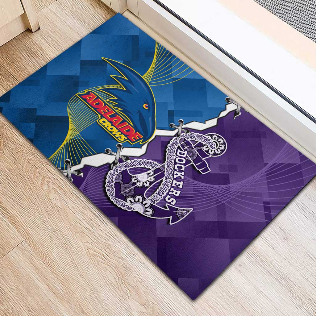 Crows and Dockers Rubber Doormat Dynamic Sporty Version