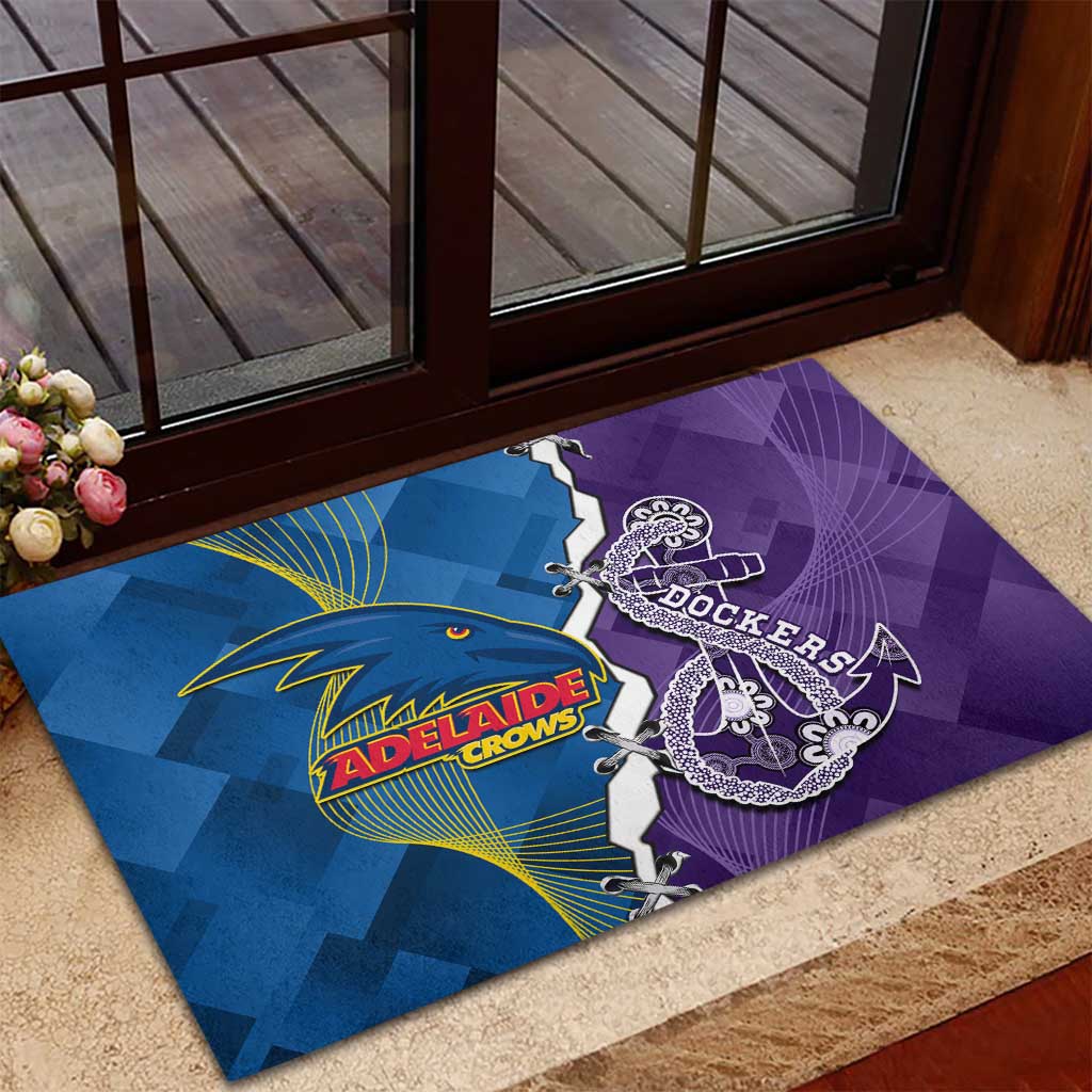 Crows and Dockers Rubber Doormat Dynamic Sporty Version