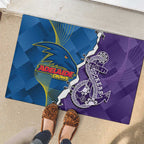 Crows and Dockers Rubber Doormat Dynamic Sporty Version