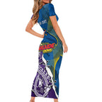Personalised Crows and Dockers Short Sleeve Bodycon Dress Dynamic Sporty Version