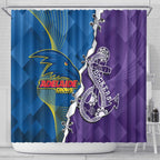 Crows and Dockers Shower Curtain Dynamic Sporty Version