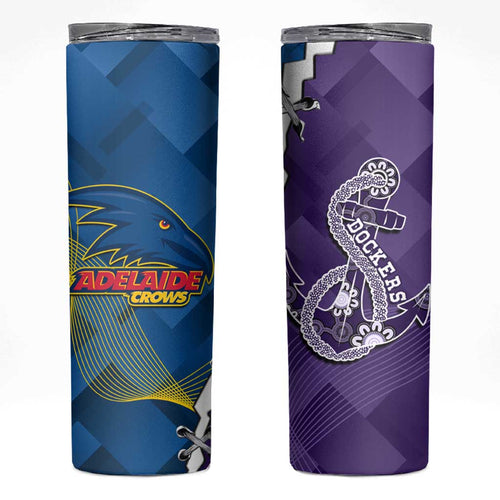 Crows and Dockers Skinny Tumbler Dynamic Sporty Version