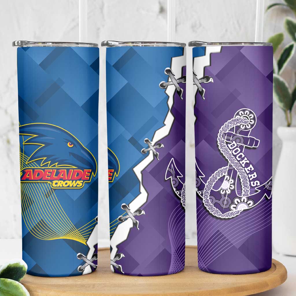 Crows and Dockers Skinny Tumbler Dynamic Sporty Version